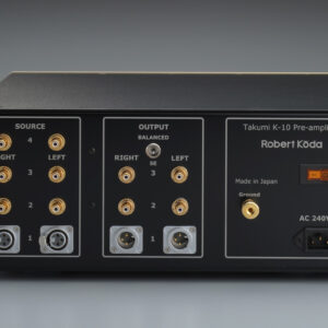 Panel trasero del Robert Koda K-10 con conexiones de alta calidad