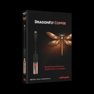 embalaje del DAC USB AudioQuest DragonFly Copper