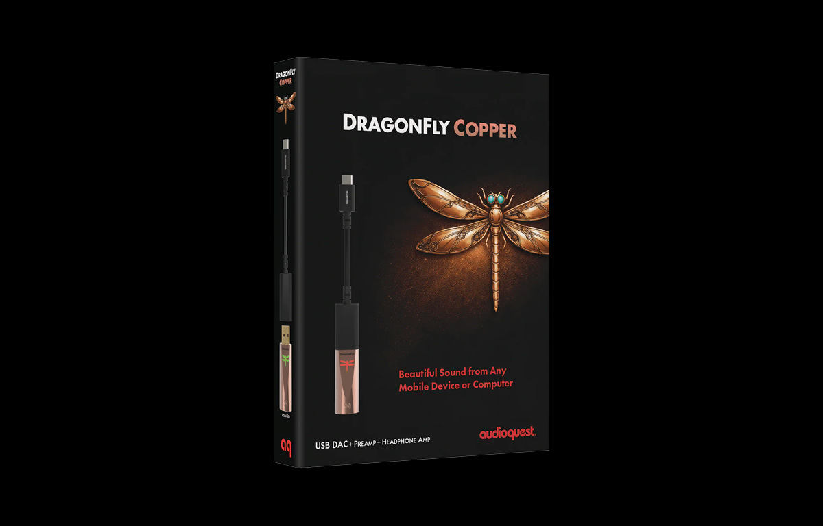 embalaje del DAC USB AudioQuest DragonFly Copper