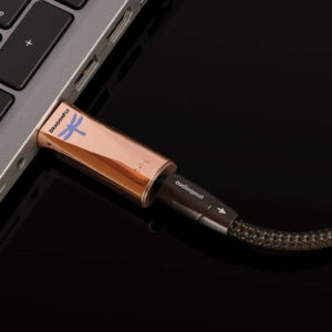 Detalle del DAC USB AudioQuest DragonFly Copper