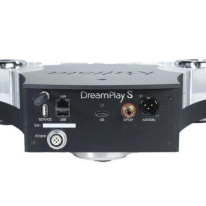 Panel trasero del Kalista DreamPlay S con conexiones
